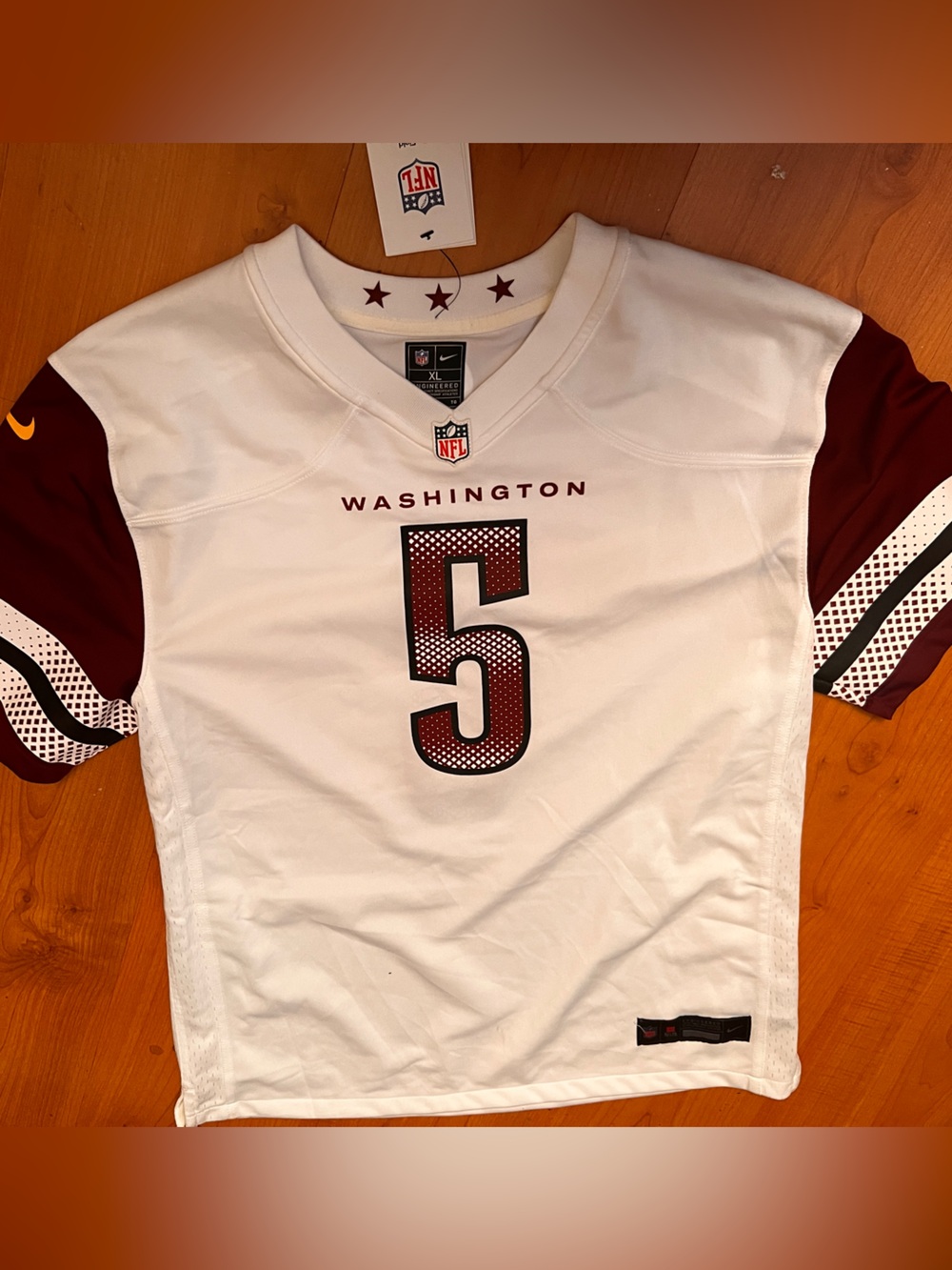 Washington NFL Jayden Daniel’s officially licensed jersey men’s xL new